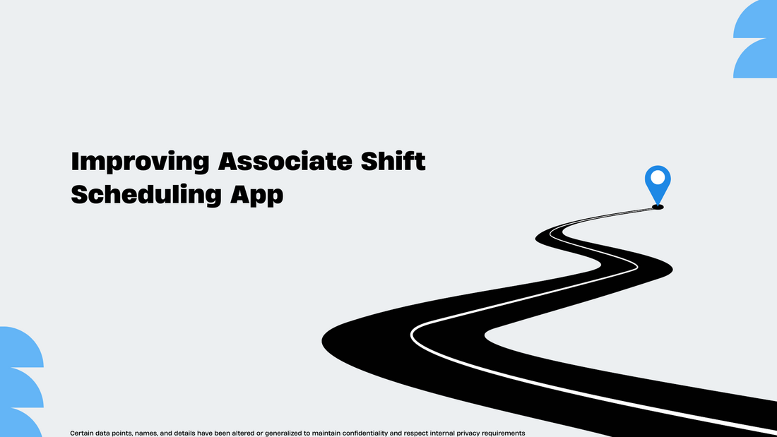 Improving Associate Scheduling App - Amazon